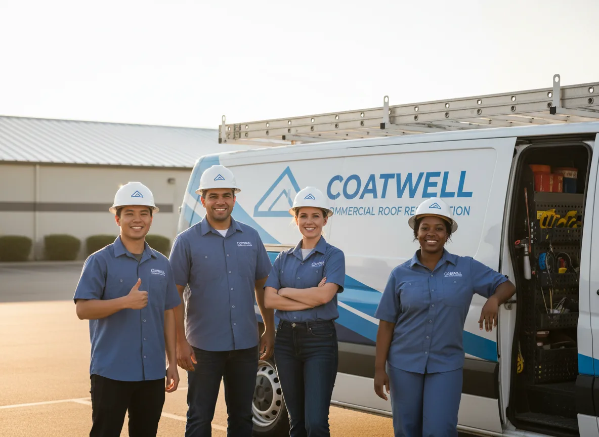 Commercial roof coating company in Grimsley, TN